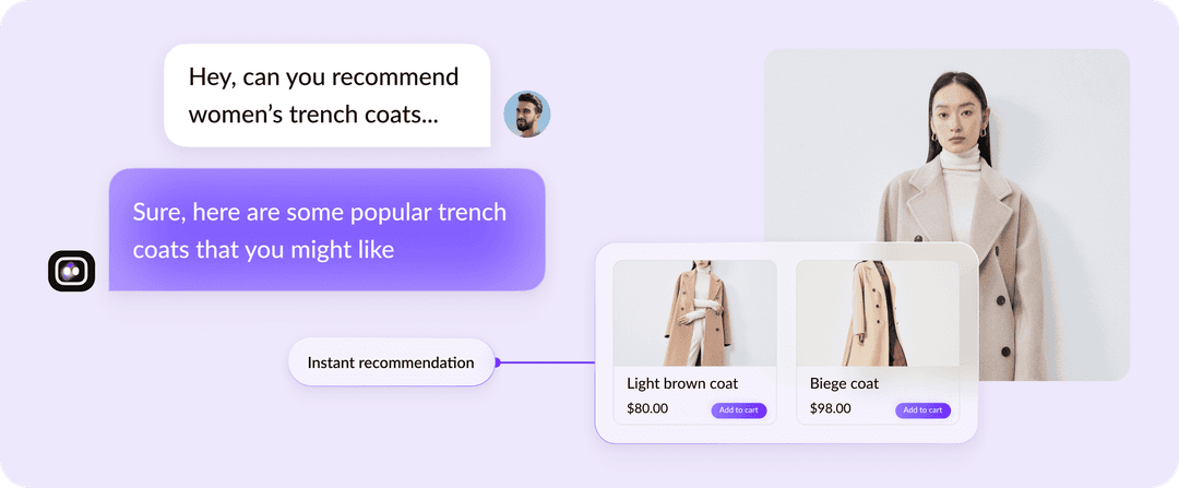 Shop from chat